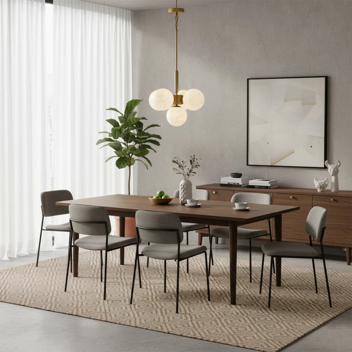 Alabaster Art Island Pendant Light