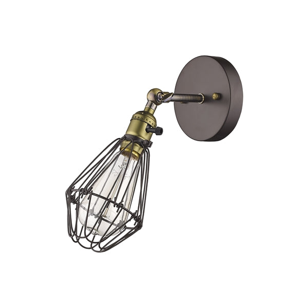 Chloe  4 in. Lighting Ironclad Industrial-Style 1 Light