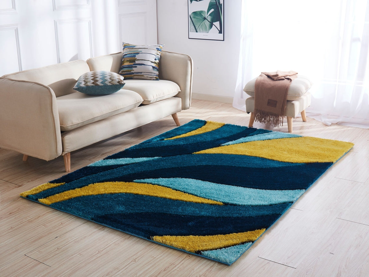 Amazing Rugs 8'x11' Aria Collection Soft Pile Hand Tufted