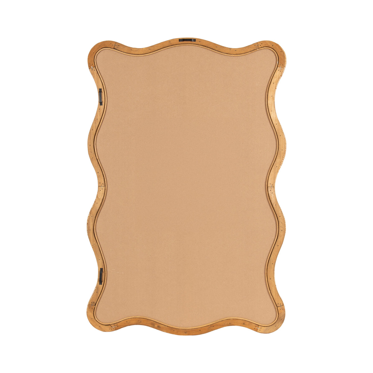 Rahfy Rattan Rectangle Scallop Mirror