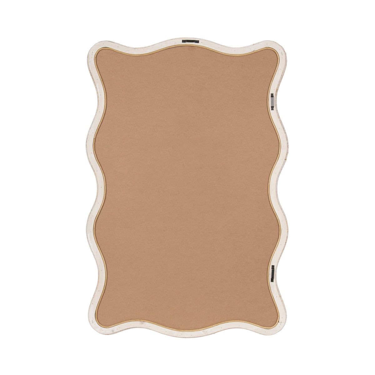 Rahfy Rattan Rectangle Scallop Mirror
